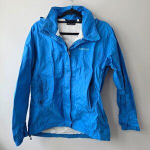 MARMOT PreCip Waterproof Rain Jacket | Medium | Royal Blue Packable Ventilated
